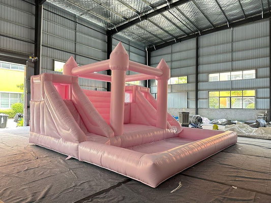 Pink Double Slide+Ballpit