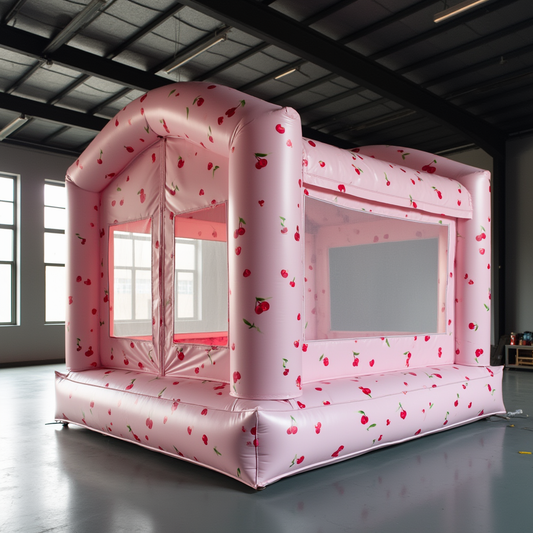 Pink Cherry Blossom Bounce House