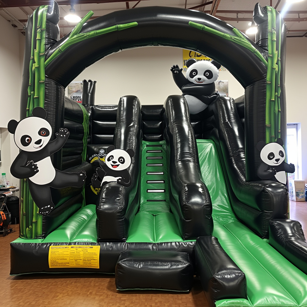 Panda Jungle Climb and Slide