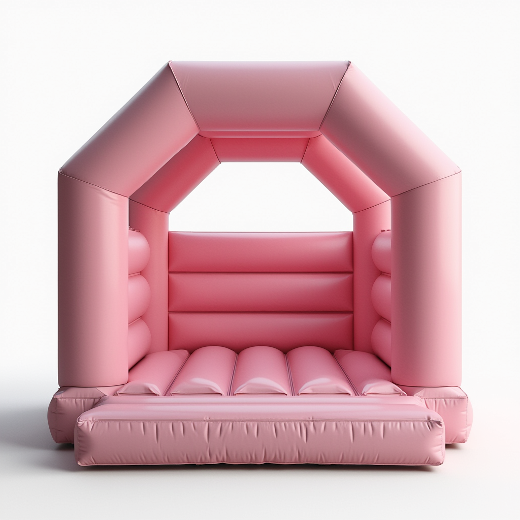 Pink Indoor Bouncy Castle