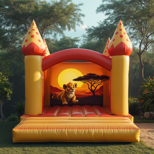 Sunset Safari Bouncy Castle