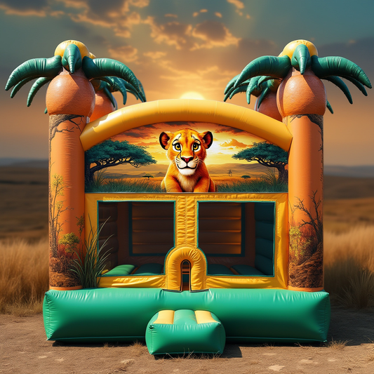 Safari Sunset Bouncy Castle