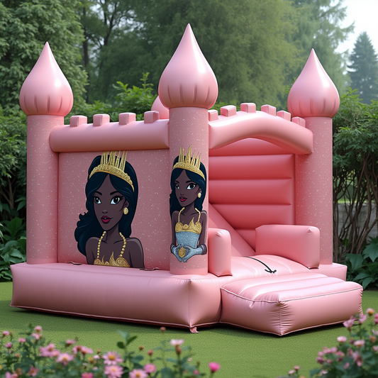 Pink Nubian Bounce House