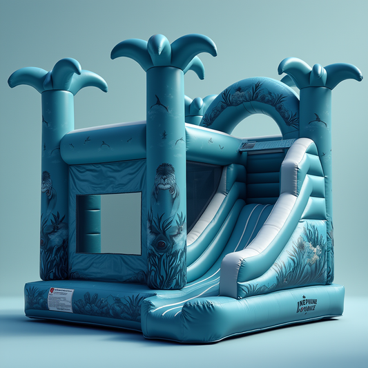 Neptune Bounce Inflatable Castle with Slide