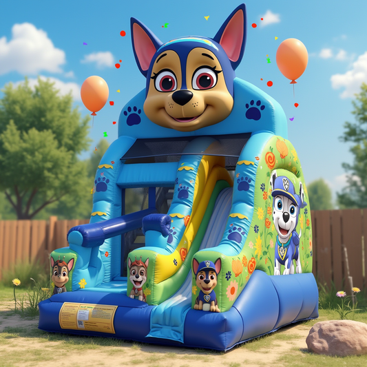 Chase Paw Patrol Bounce House with Slide