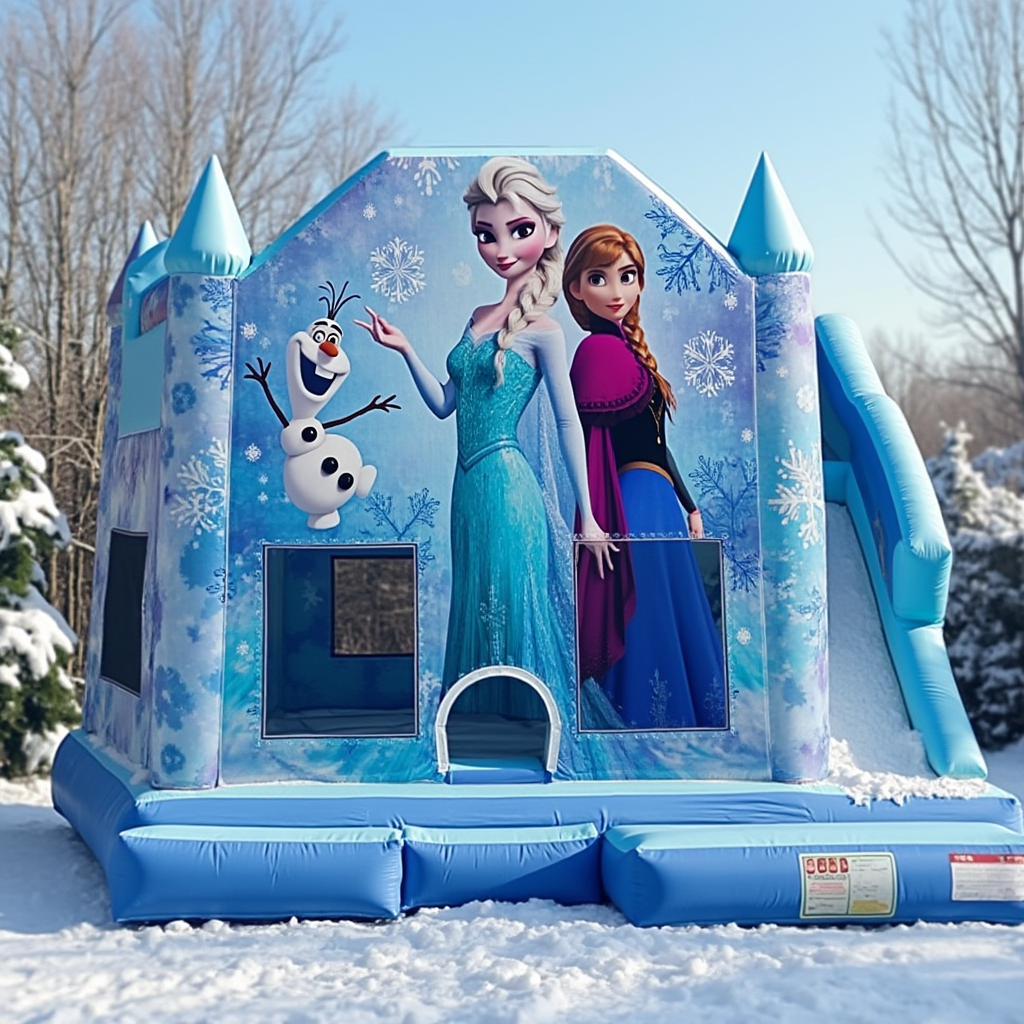 Frozen Bounce House with Slide