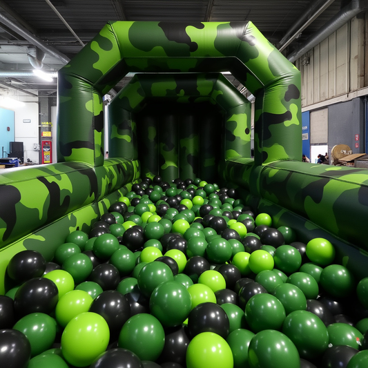 Camo Adventure Inflatable Bounce House