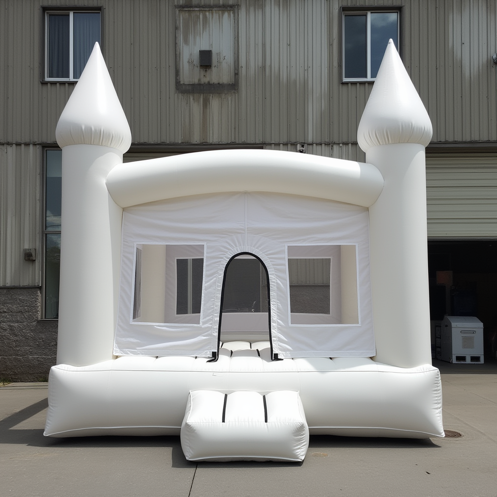 8ft Majestic White Castle Bounce House