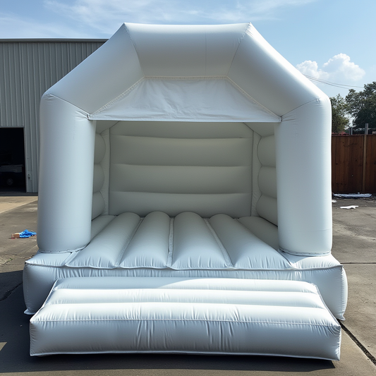 Classic White Inflatable Bounce House